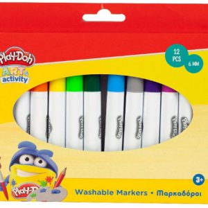 Play-Doh Art Activity kimosható filctoll 12 db-os