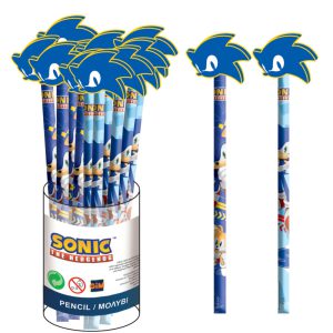 Sonic a sündisznó Rush HB grafit ceruza forma radír véggel