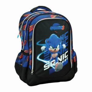 Sonic a sündisznó Brawn iskolatáska, táska 42 cm