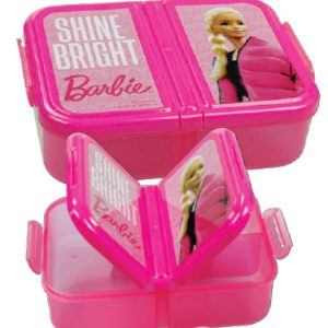 Barbie Shine Bright több rekeszes uzsonnás doboz, szendvicsdoboz
