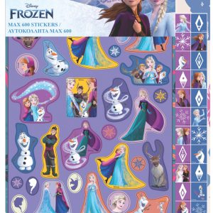 Disney Jégvarázs Glamor 600 darabos matrica szett