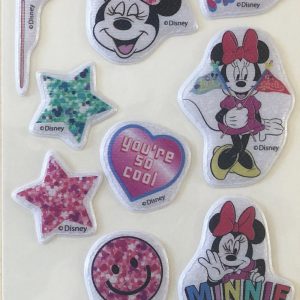 Disney Minnie Chill csillogó pufi szivacs matrica szett