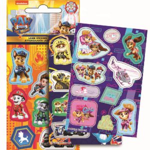 Mancs Őrjárat Movie hologrammos matrica szett