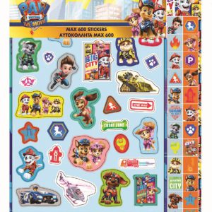 Mancs Őrjárat Movie 600 darabos matrica szett