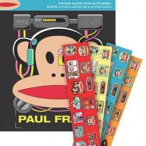 Paul Frank Monkey matricás album 50 db matricával