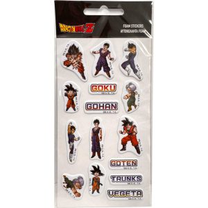 Dragon Ball Goku pufi szivacs matrica szett