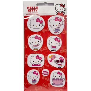 Hello Kitty Cute pufi szivacs matrica szett