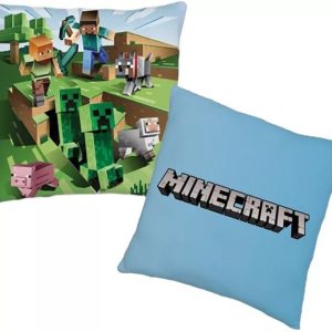Minecraft Explor párna, díszpárna 40x40 cm