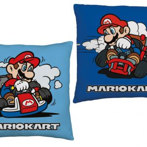 Super Mario Mariokart párna, díszpárna 40x40 cm