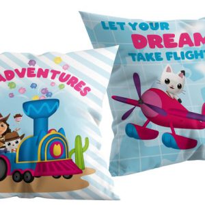 Gabi babaháza Cat-Adventures párna, díszpárna 40x40 cm