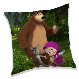 Mása és a medve Forest párna, díszpárna 40x40 cm