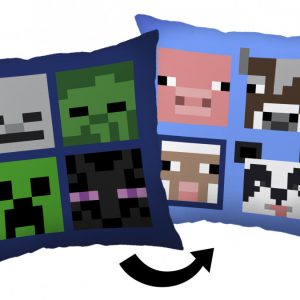 Minecraft Bad Mobs párna, díszpárna 40 x 40 cm