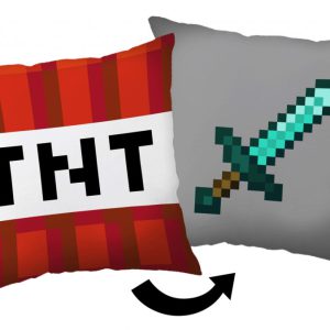 Minecraft TNT Sword párna, díszpárna 40 x 40 cm