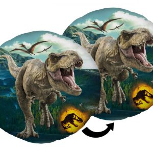 Jurassic World Dominion formapárna, díszpárna 40 cm