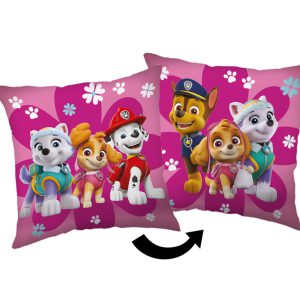 Mancs Őrjárat Flowers párna, díszpárna 40x40 cm