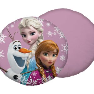 Disney Jégvarázs Pink formapárna, díszpárna 35 cm
