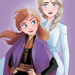 Disney Jégvarázs Purple mikroflanel takaró 100x150cm