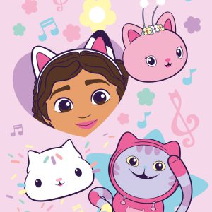 Gabi babaháza Music polár takaró 100x150cm