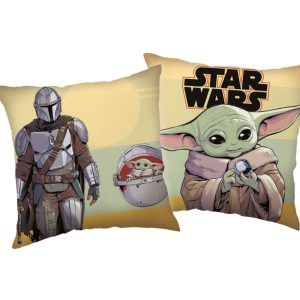 Star Wars The Mandalorian párna, díszpárna 40x40 cm