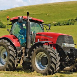 Traktor Red kéztörlő, arctörlő, törölköző 30x50cm