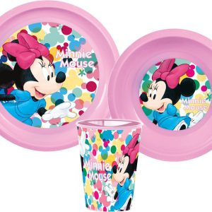 Disney Minnie Feel Good étkészlet, műanyag szett