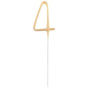 Arany Gold 4-es csillagszóró 17 cm