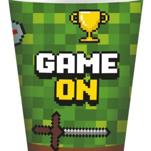 Játék Game On papír pohár 6 db-os 200 ml