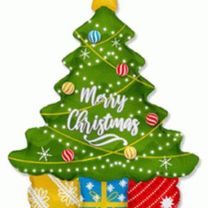 Karácsonyi Tree fólia lufi 61 cm (WP)