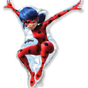 Katicabogár és Fekete macska kalandjai Marinette fólia lufi 36 cm (WP)