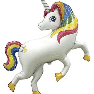 Unikornis Rainbow fólia lufi 36 cm (WP)