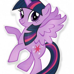 Én kicsi pónim Twilight fólia lufi 36 cm (WP)
