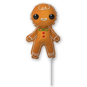 Gingerbread, Mézi fólia lufi 36 cm (WP)