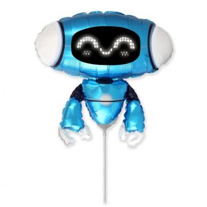 Robot Blue fólia lufi 36 cm (WP)