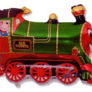 Vonat Green fólia lufi 36 cm (WP)