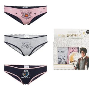 Harry Potter Hogwarts gyerek fehérnemű, bugyi 3 darab/csomag 2 - 8 év / 92 - 128 cm