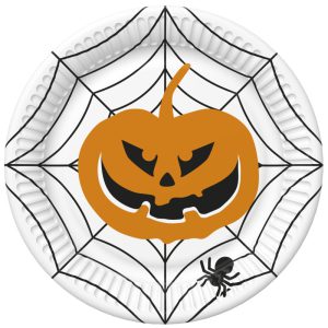 Halloween Scary papírtányér 8 db-os 18 cm