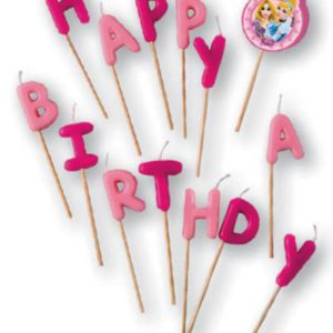 Disney Hercegnők Live Your Story Happy Birthday gyertya