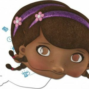 Disney Dr Plüssi Brown 2 az 1-ben meghívó és maszk 4 db-os