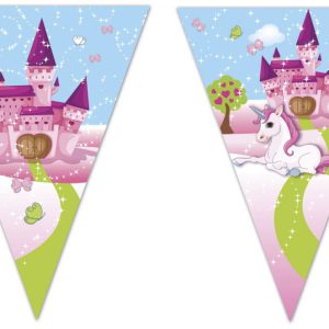 Unikornis Castle zászlófüzér 2,3 m