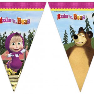 Mása és a medve Forest zászlófüzér 2,3 m