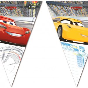 Disney Verdák Arena Race zászlófüzér 2,3 m