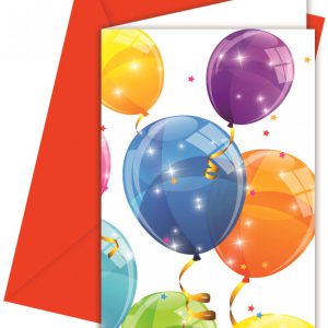 Lufis Sparkling party meghívó 6 db-os