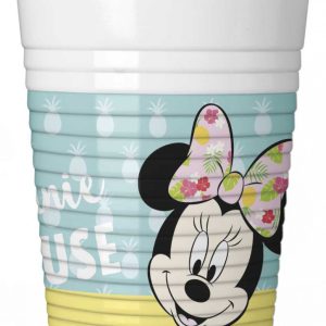Disney Minnie Tropical műanyag pohár 8 db-os 200 ml