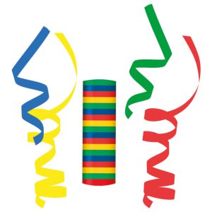 Színes Mixed szerpentin