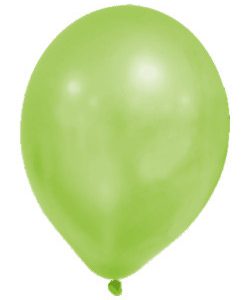 Metallic Green Pastel léggömb, lufi 8 db-os