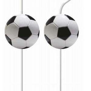 Focis Soccer Field papír szívószál, 4 db-os szett