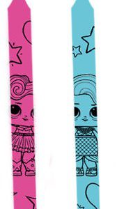 LOL Surprise Glitterati tortagyertya, gyertya szett 12 db-os