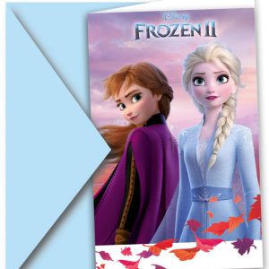 Disney Jégvarázs Leaf party meghívó 6 db-os