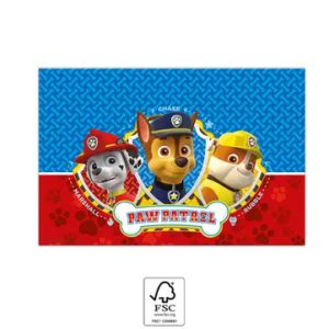 Mancs Őrjárat Ready For Action papír asztalterítő 120x180 cm FSC