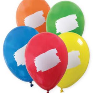 Színes Write-on léggömb, lufi 6 db-os